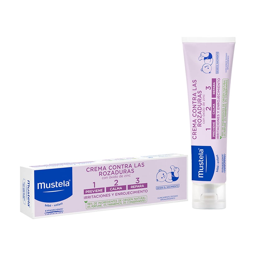 Дитячий вітамінізований захисний крем під підгузник 1 2 3 Mustela Bebe 1 2 3 Vitamin Barrier Cream, 50 мл